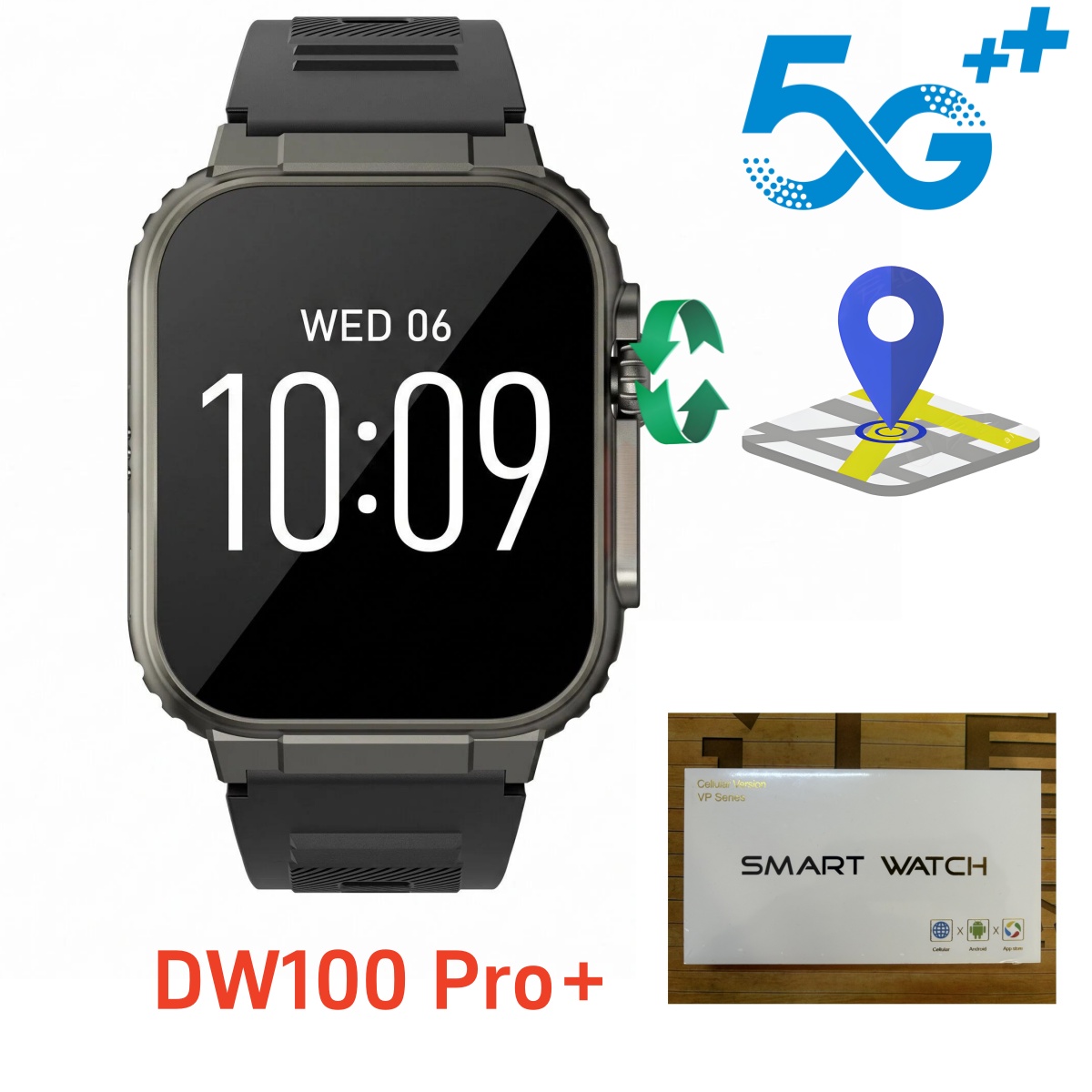 Smartwatch Id - Smartwatch DW100 Pro plus z funkcją