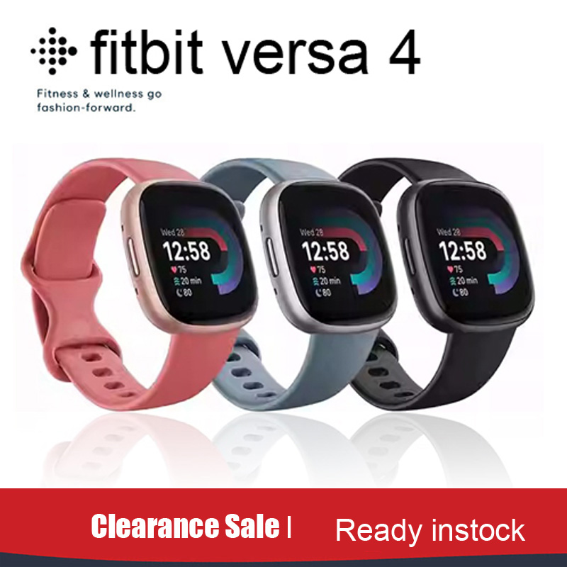 Smartwatch Touch - Inteligentny zegarek Fitbit Versa 4 Wbudowany