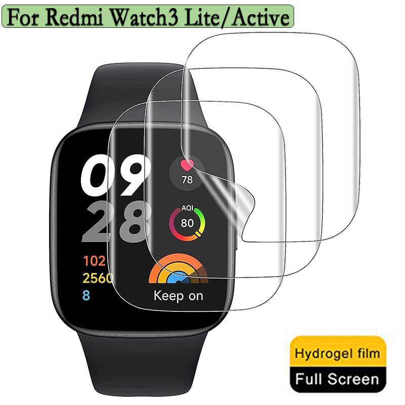 Watch Face Protector - 3/6 sztuk hydrożelowa folia ochronna do