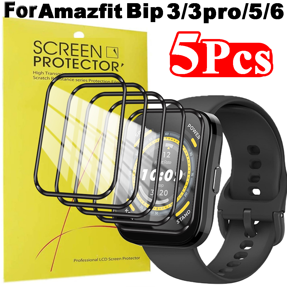 Amazfit Smartwatch Accessories - 1-5 sztuk ochraniacz ekranu HD dla