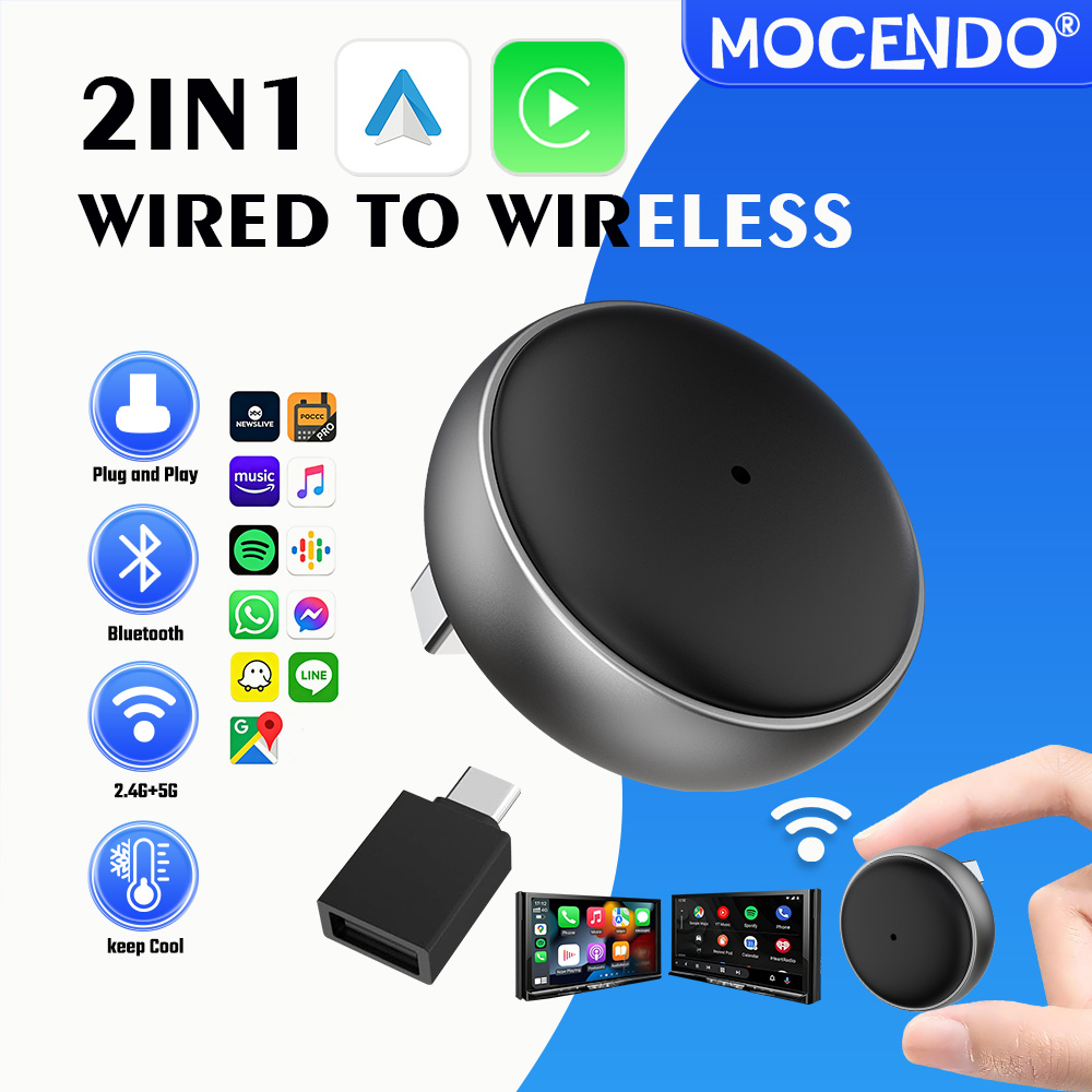Smart Accessories - MOCENDO Adapter 2w1 z przewodowego na