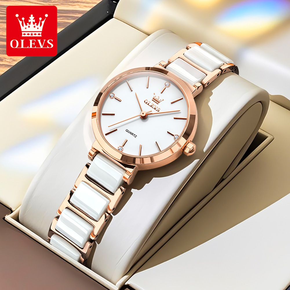 OLEVS Damski Zegarek 5877 Luks – Accessories With Watch recenzja i cena