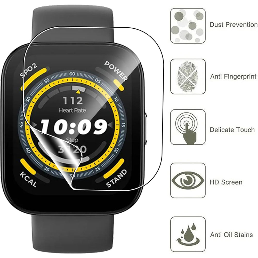3 SZTUKI przezroczystej folii  – Amazfit Smartwatch Accessories recenzja i cena