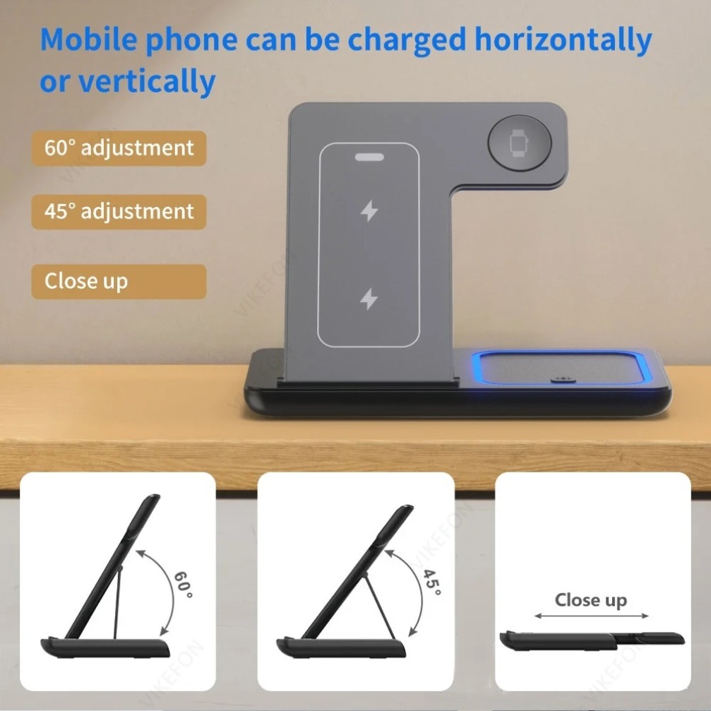 Składana bezprzewodowa stacja  – Wireless Charger Watch recenzja i cena