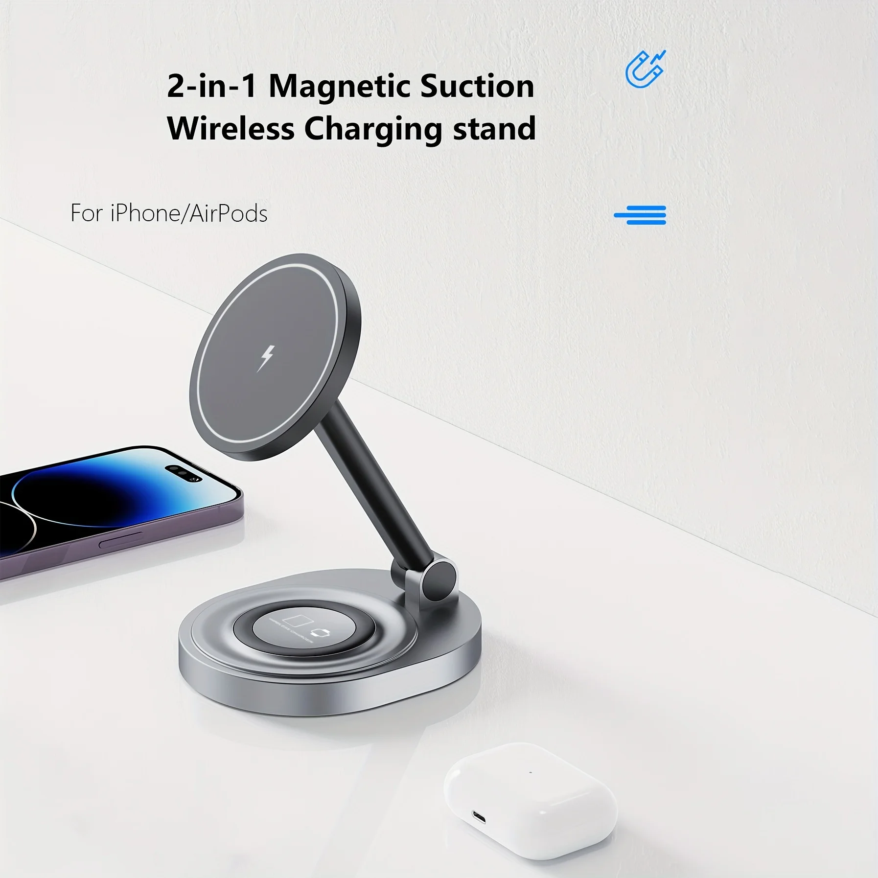 Magnetyczna podstawka do ładow – Wireless Charger Watch recenzja i cena
