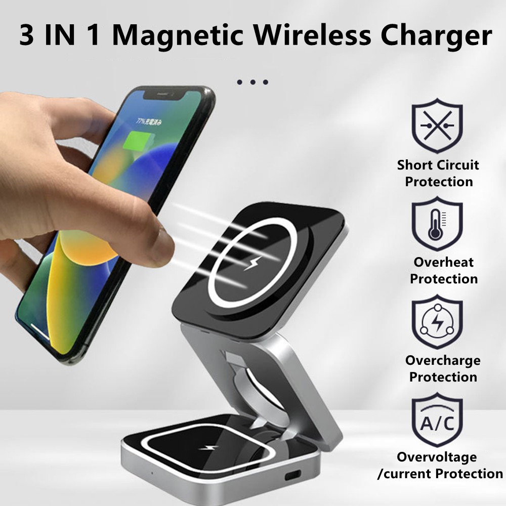 Składana magnetyczna ładowarka – Wireless Charger Watch recenzja i cena