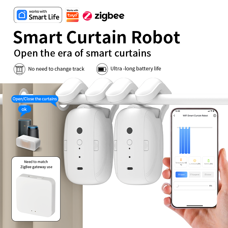 Robot sterujący roletami Zigbe – Smart Accessories recenzja i cena