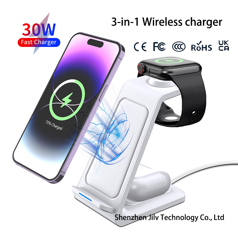 Stacja ładująca 3 w 1 bezprzew – Wireless Charger Watch recenzja i cena